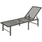 Outsunny Wicker Outdoor Lounge Chair, Rattan Reclining Patio Lounger Tanning Chair with Adjustable Back, Light Grey