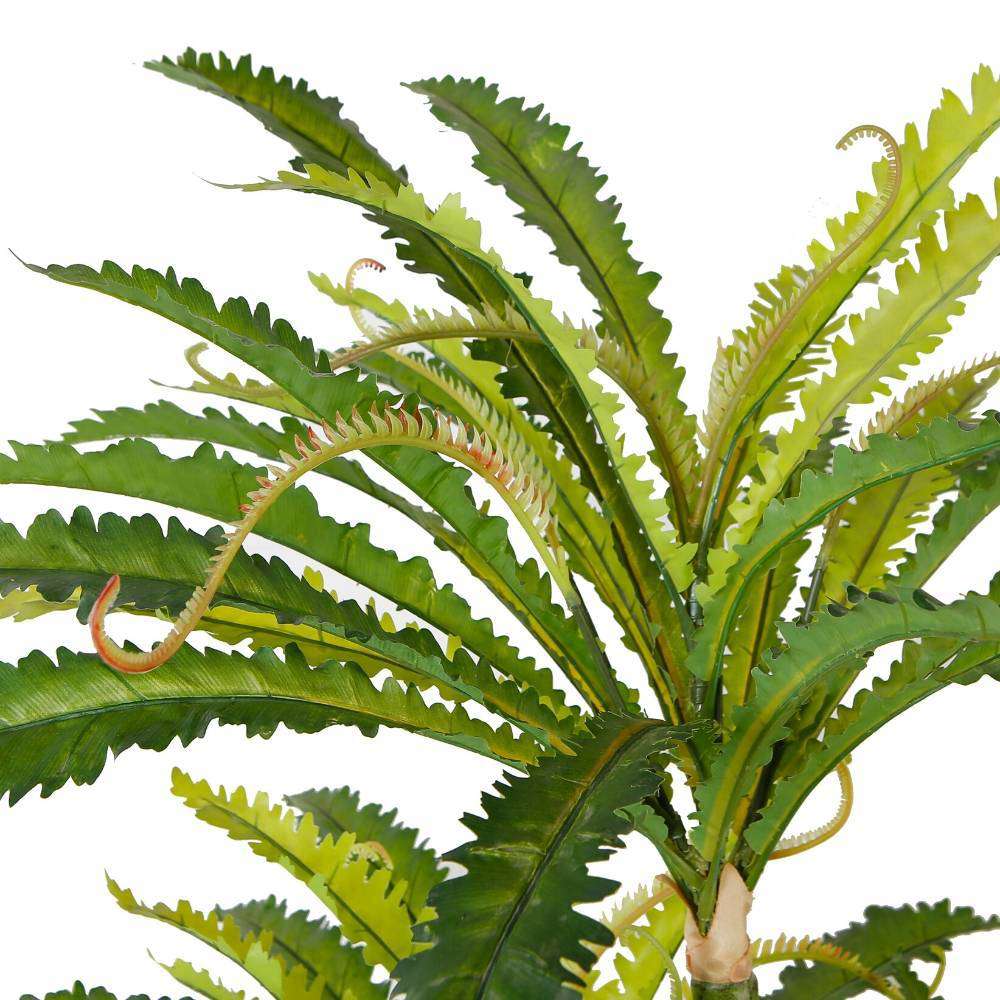 Alba Artificial Bird Nest Fern Potted Plant 5.2' 