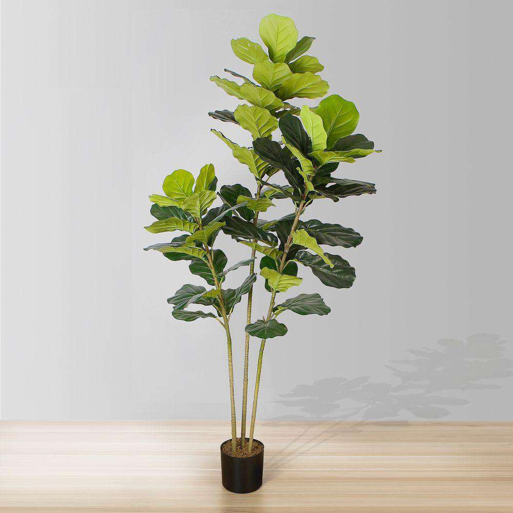 Alva Artificial Fiddle Leaf Potted Plant (Multiple Sizes) 