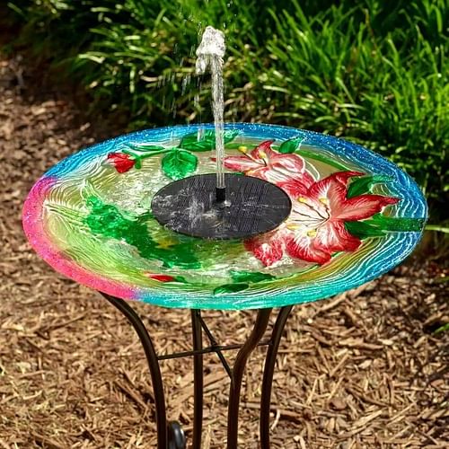 Birdbath to Solar Fountain Kit - Place into Bird Bath Bowl to Turn into Fountain - Free Shipping 