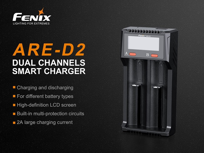 Fenix ARE-D2 Dual Bay Smart Battery Charger