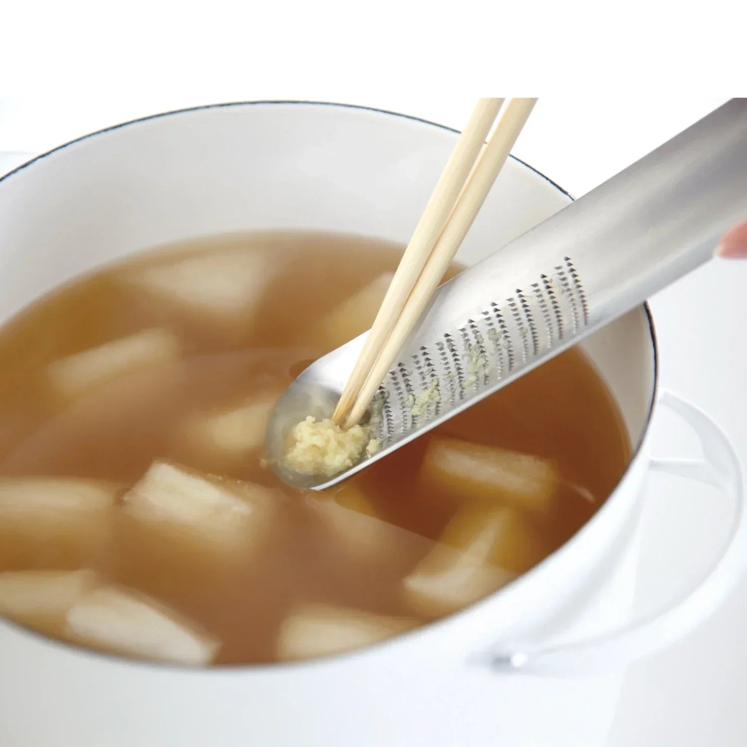 Eatoco Oros Tray Grater – for Ginger, Wasabi & Cheese - Made in Japan 