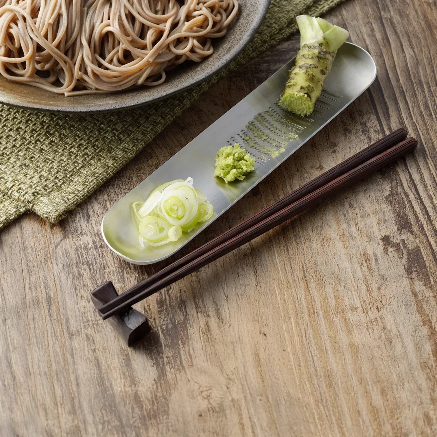 Eatoco Oros Tray Grater – for Ginger, Wasabi & Cheese - Made in Japan 