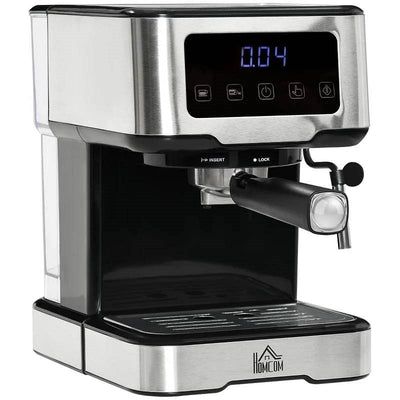 Home Kitchen Coffee Latte Cappuccino Espresso Machine with Milk Frother Wand - Free Shipping 