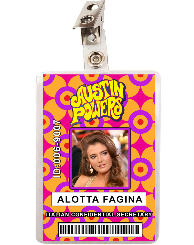 Austin Powers Alotta Fagina ID Badge 