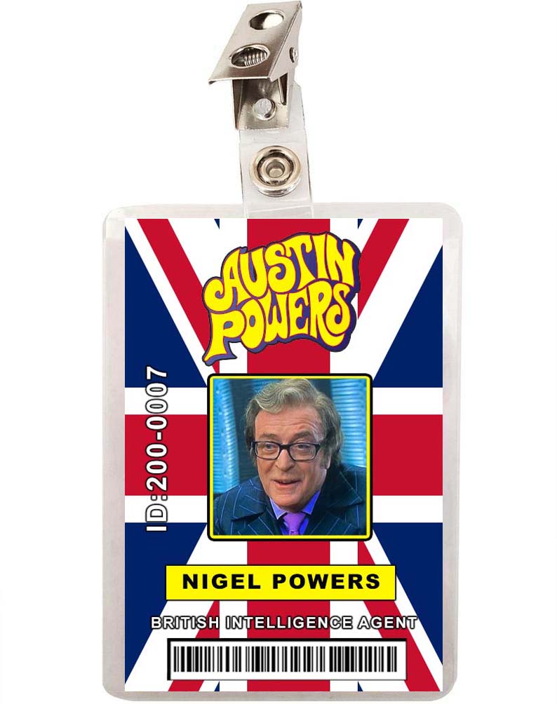 Austin Powers Basil Exposition ID Badge 