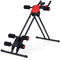 Ab Workout Equipment Foldable Abdominal Trainer Adjustable Ab Machine-Black
