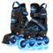 Adjustable Kids' Incline Skates for Boys Girls Ages 5-14-Blue