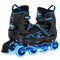 Adjustable Kids' Incline Skates 4 Sizes Adjustable Blade Roller-Blue