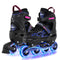 Adjustable Kids' Incline Skates 4 Sizes Adjustable Blade Roller-Purple