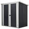 Outsunny Metal Garden Shed 5' x 3' Tool House Double Doors Backyard Patio Lawn Storage