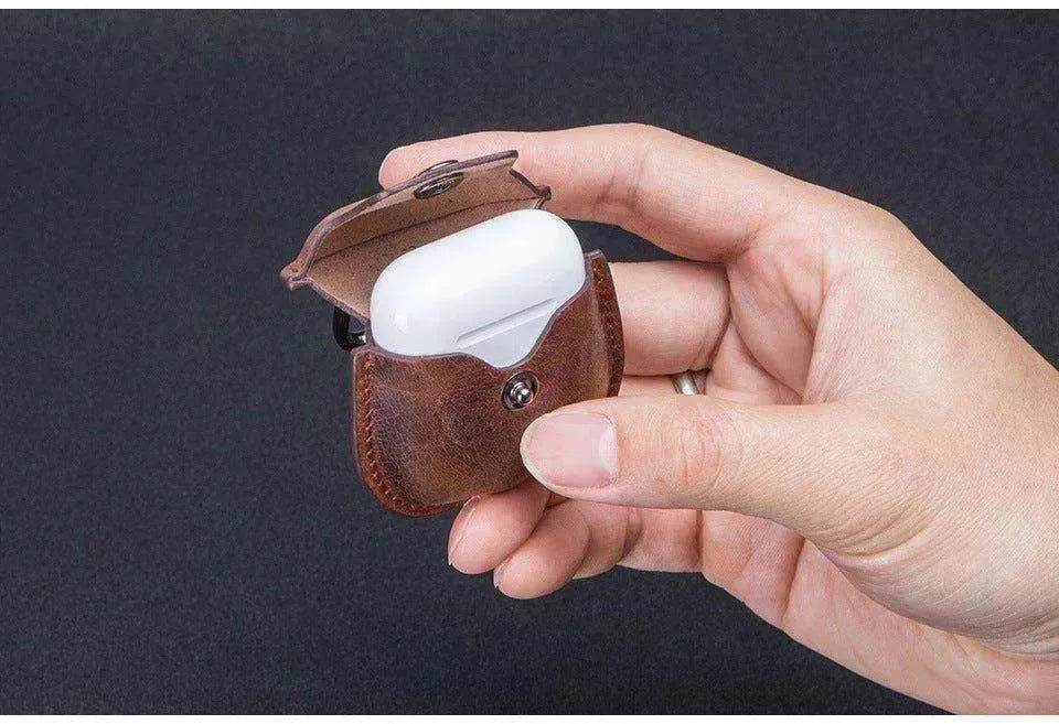 AirPods Leather Covers + Keychain Hook! 
