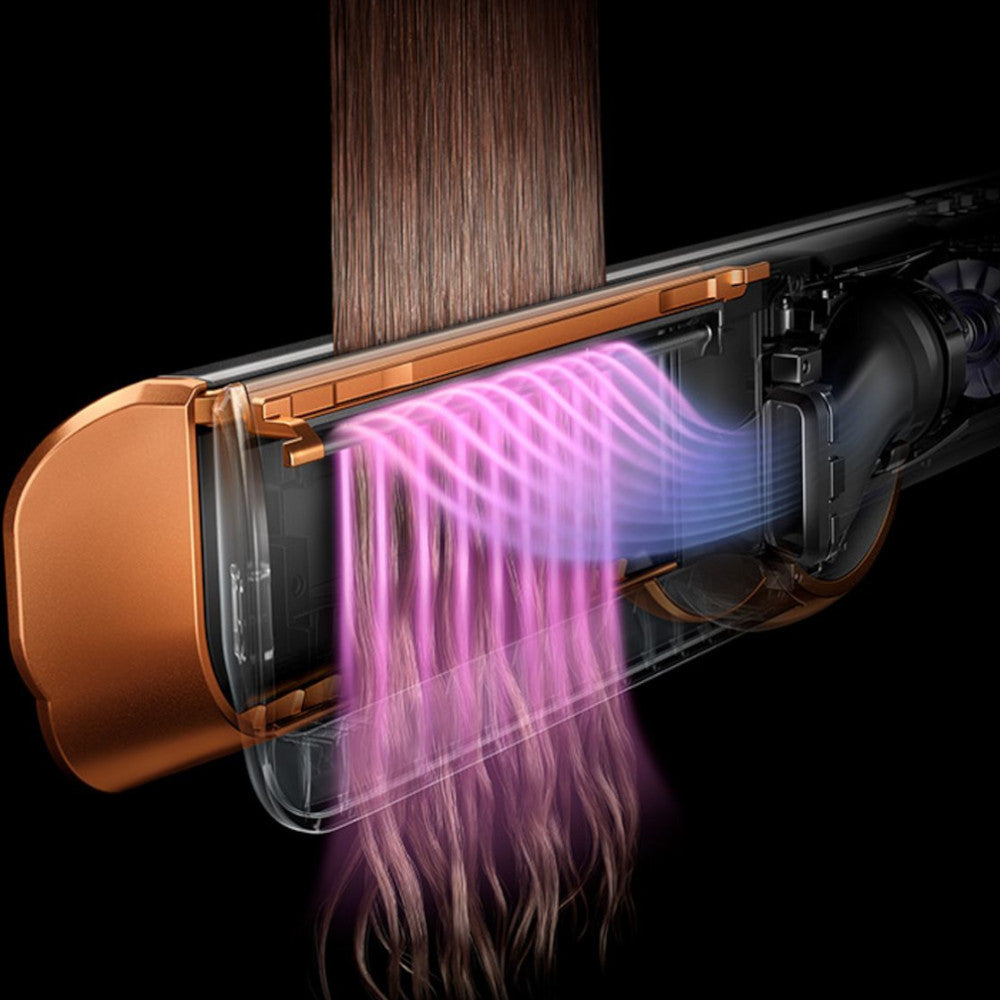 DYSON OFFICIAL OUTLET- Airstrait Straightener-Strawberry Bronze/Blush Pink- Refurbished (EXCELLENT) with 1 year Dyson Warranty