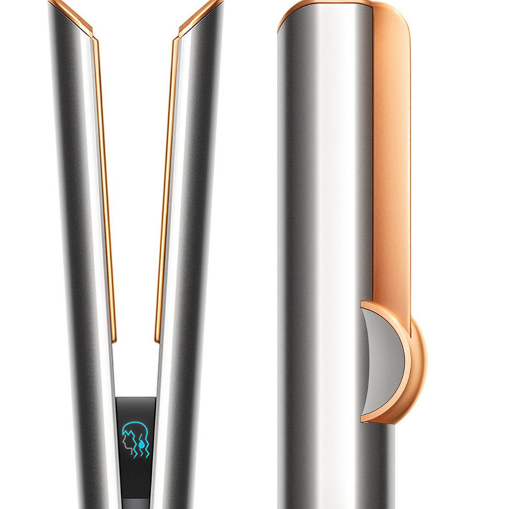 DYSON OFFICIAL OUTLET- Airstrait Straightener- Bright Nickel/Rich Copper- Refurbished (EXCELLENT) with 1 year Dyson Warranty