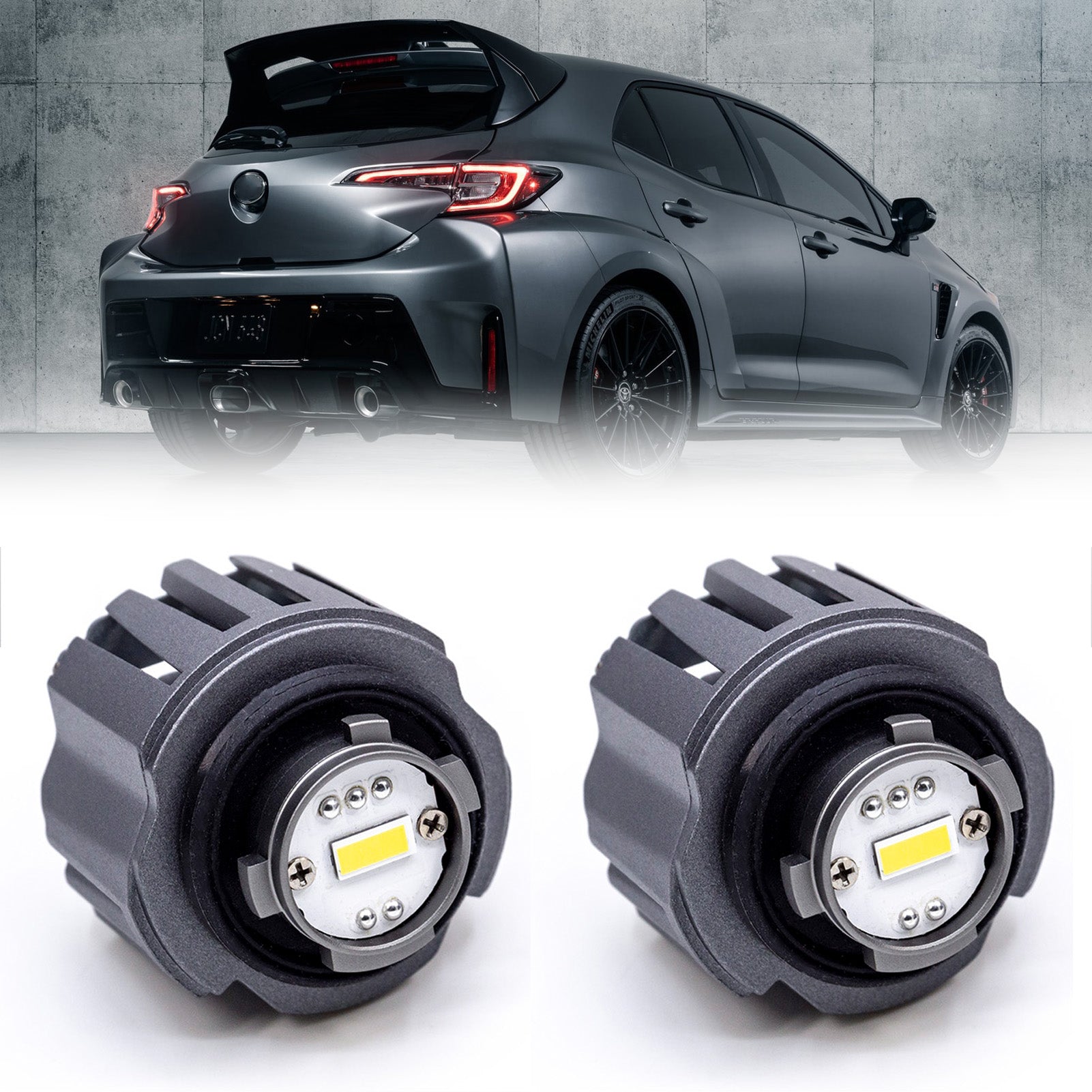 LW5B TR1 2x LED Reversing Backup Light Bulbs 6000K White 30W Plug and Play Compatible with 2019~ Toyota Corolla Hatchback, GR Corolla, Lexus UX200 UX250h UX300e LX600 LW5 LW5B LW5A HYUGA (Pack of 2) 