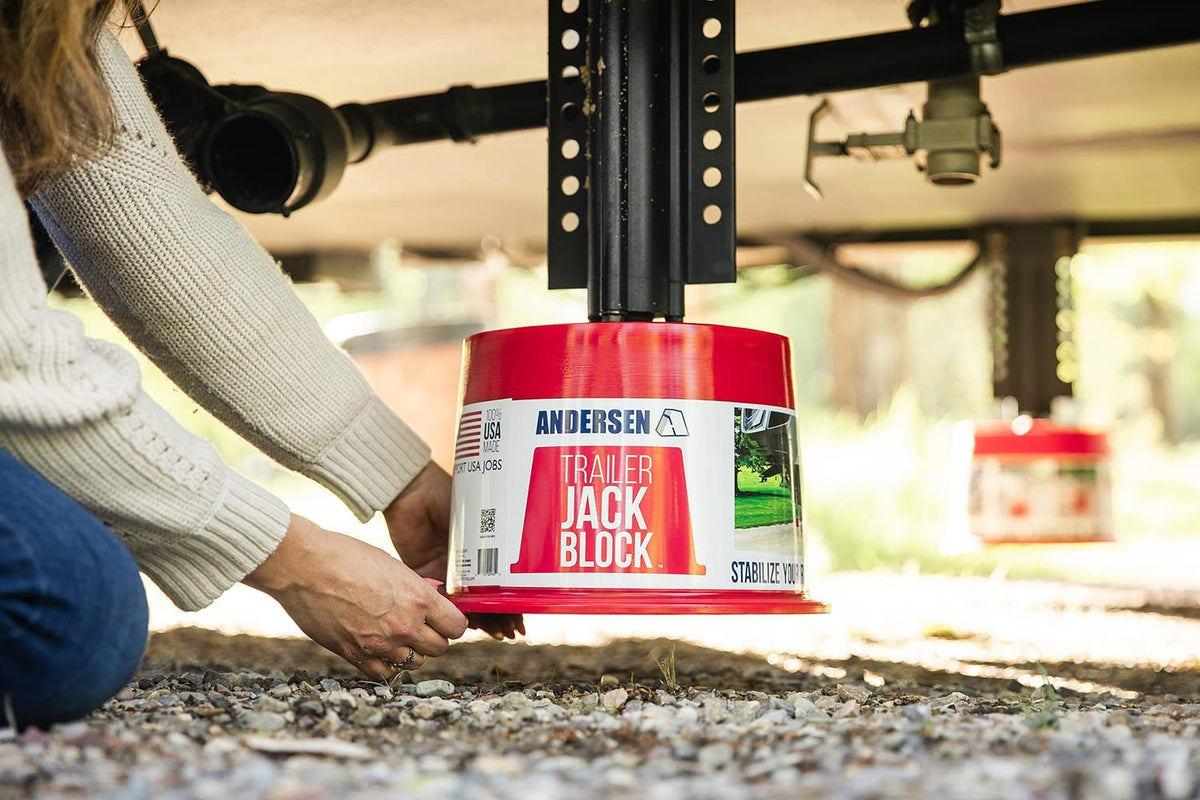 Andersen Trailer Jack Block w/Magnets