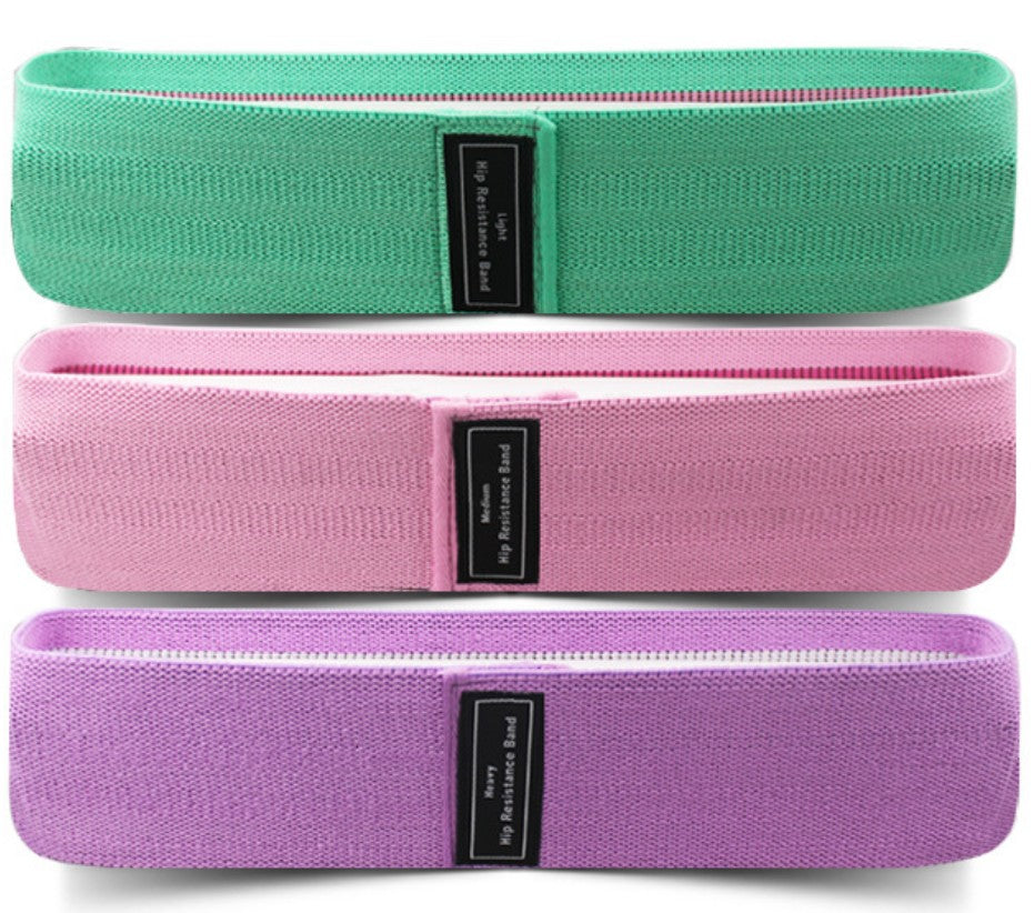 Three Levels Anti-Slip Booty Resistance Bands Set 