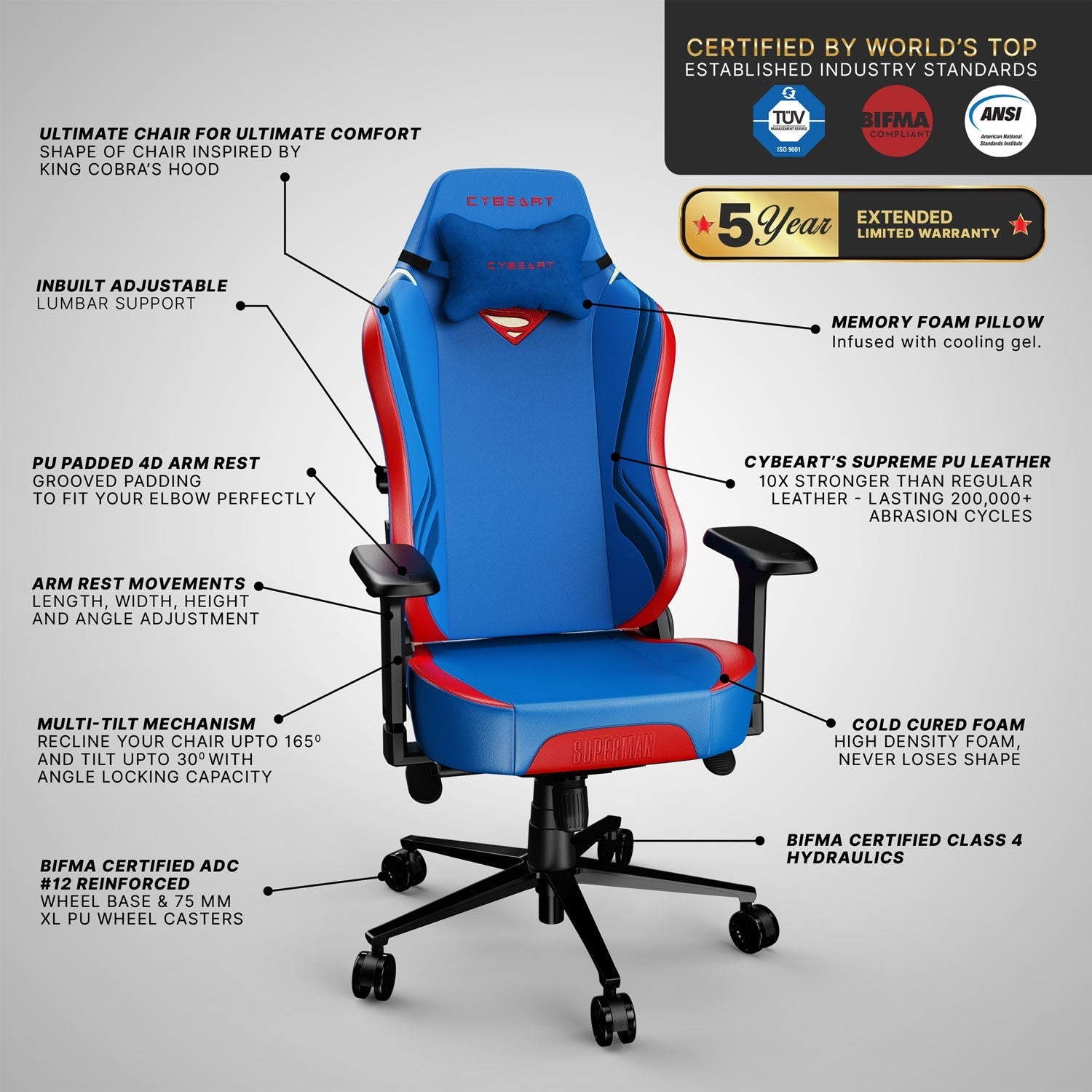 Superman Gaming Chair 
