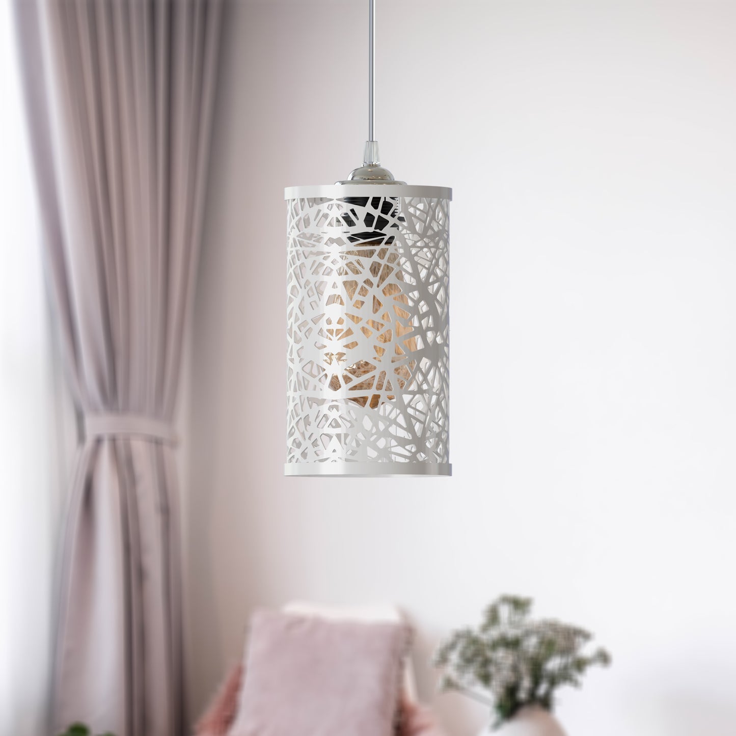 Modern Metal Pattern Shade Ceiling Pendant Light ~ 1724