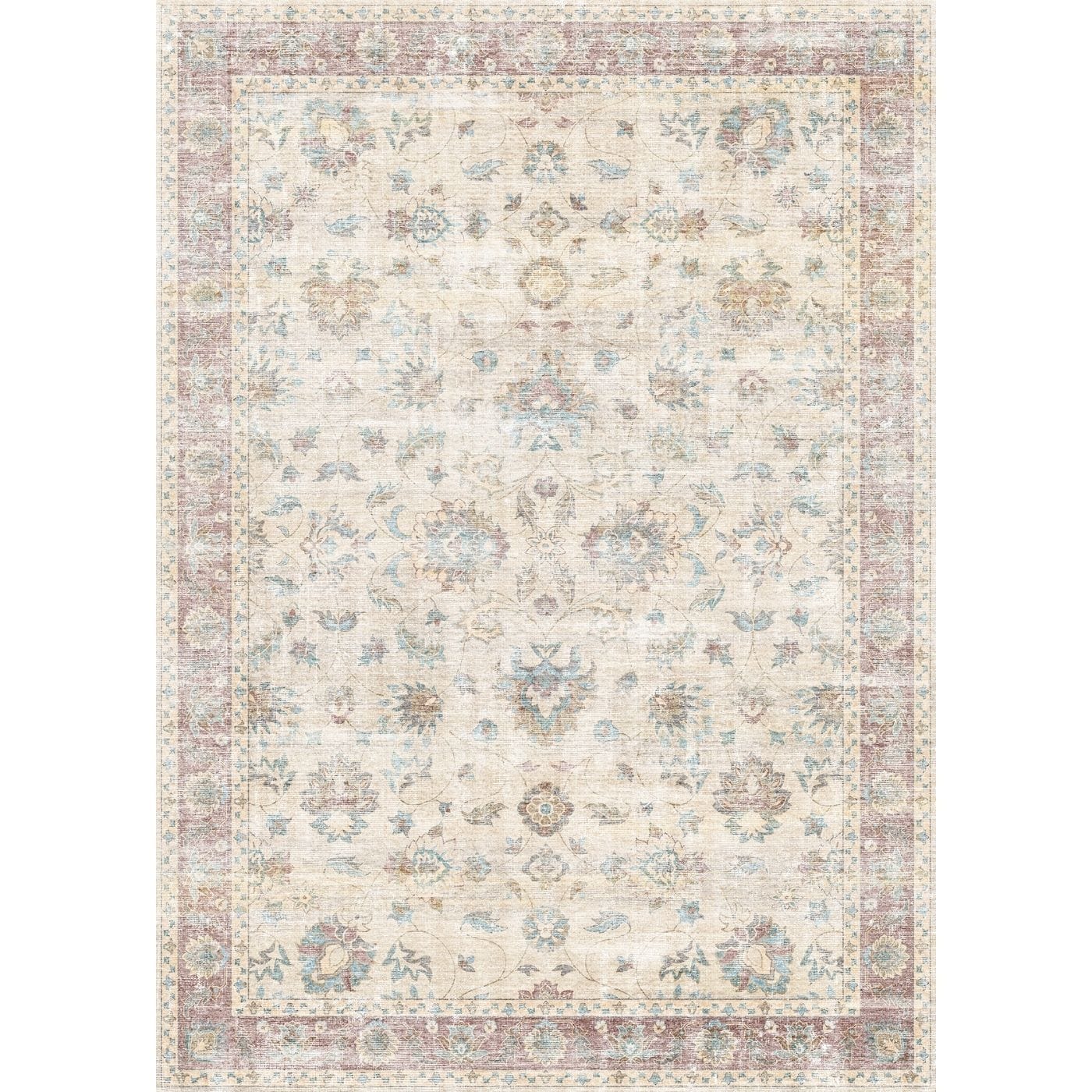 Aria Yellow Rose Lagoon Rug 