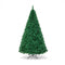 8 Feet Artificial PVC Hinged Christmas Tree with Solid Metal Stand