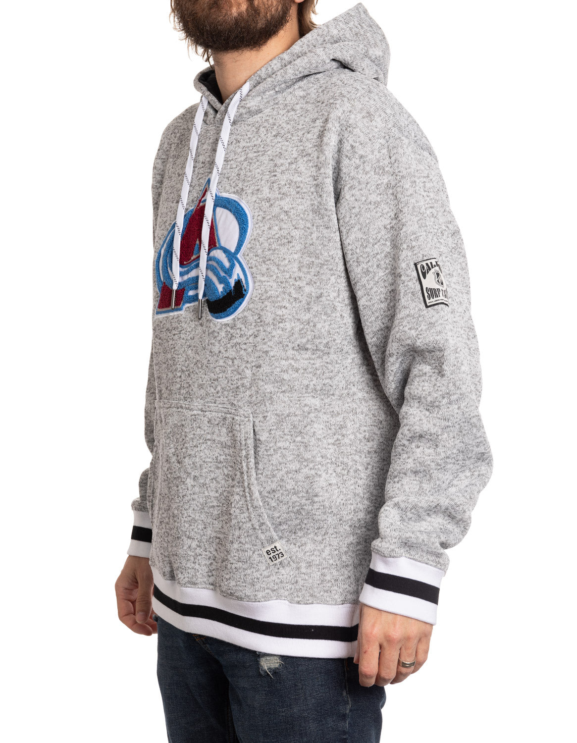 Colorado Avalanche "Muskoka Style" Premium Chenille Woven Logo Hoodie 