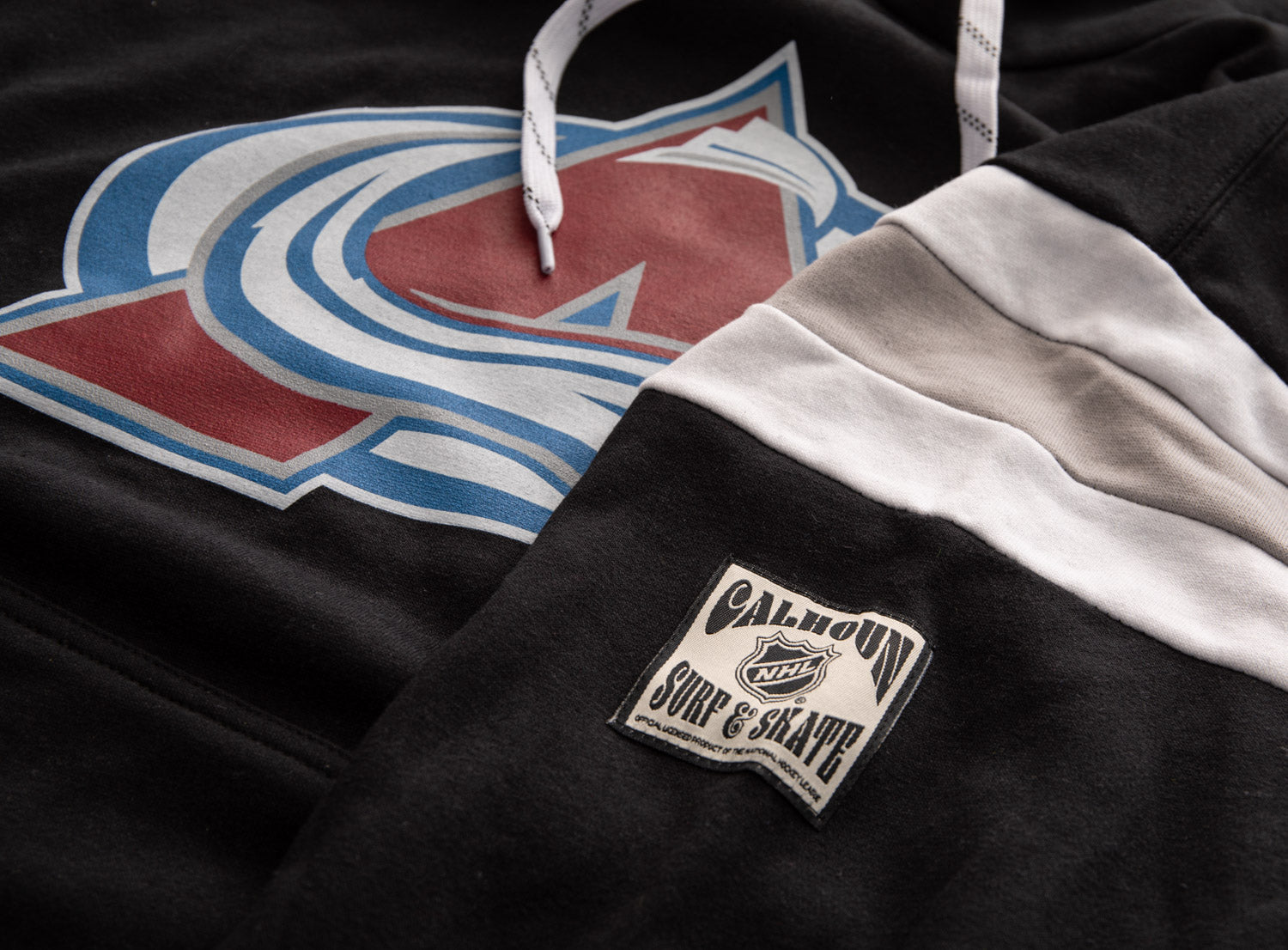 Colorado Avalanche Varsity Retro Style Hoodie 