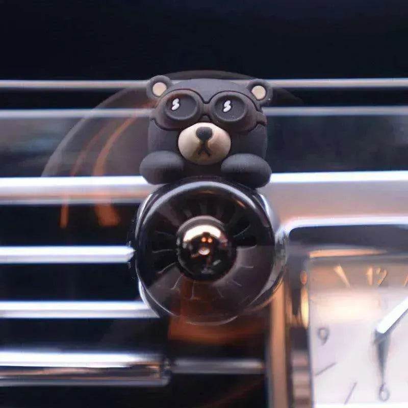 Aviator Bears Car Air Outlet Aromatherapy Ornaments 