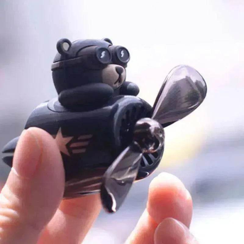 Aviator Bears Car Air Outlet Aromatherapy Ornaments 