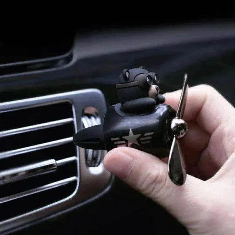 Aviator Bears Car Air Outlet Aromatherapy Ornaments 