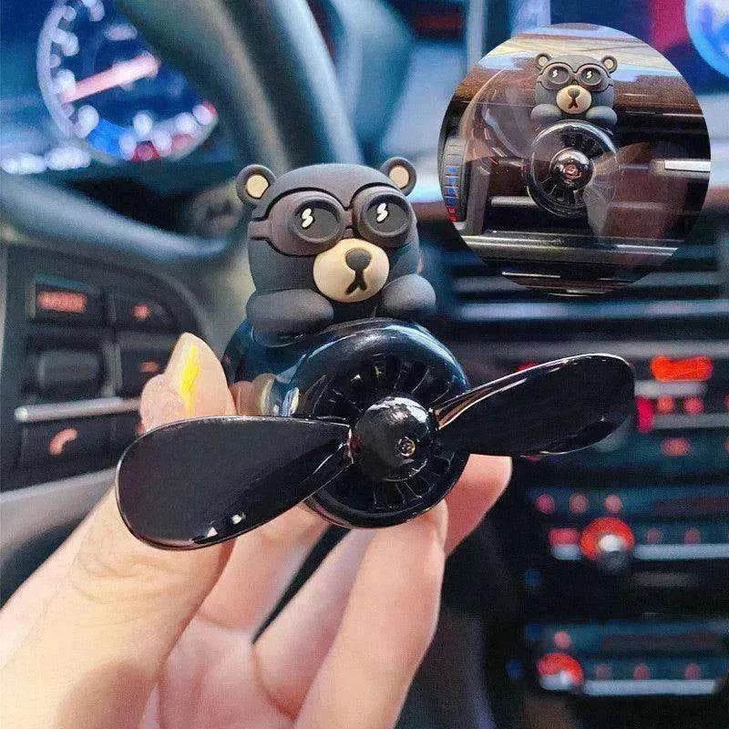 Aviator Bears Car Air Outlet Aromatherapy Ornaments 