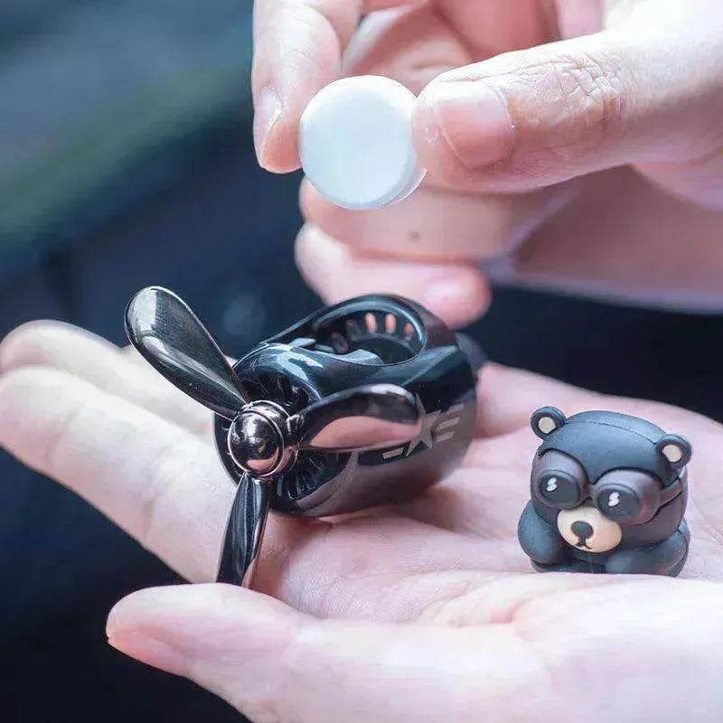 Aviator Bears Car Air Outlet Aromatherapy Ornaments 