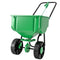 Outsunny Broadcast Spreader, 40 L Walk-Behind Fertilizer Spreader with 8.5