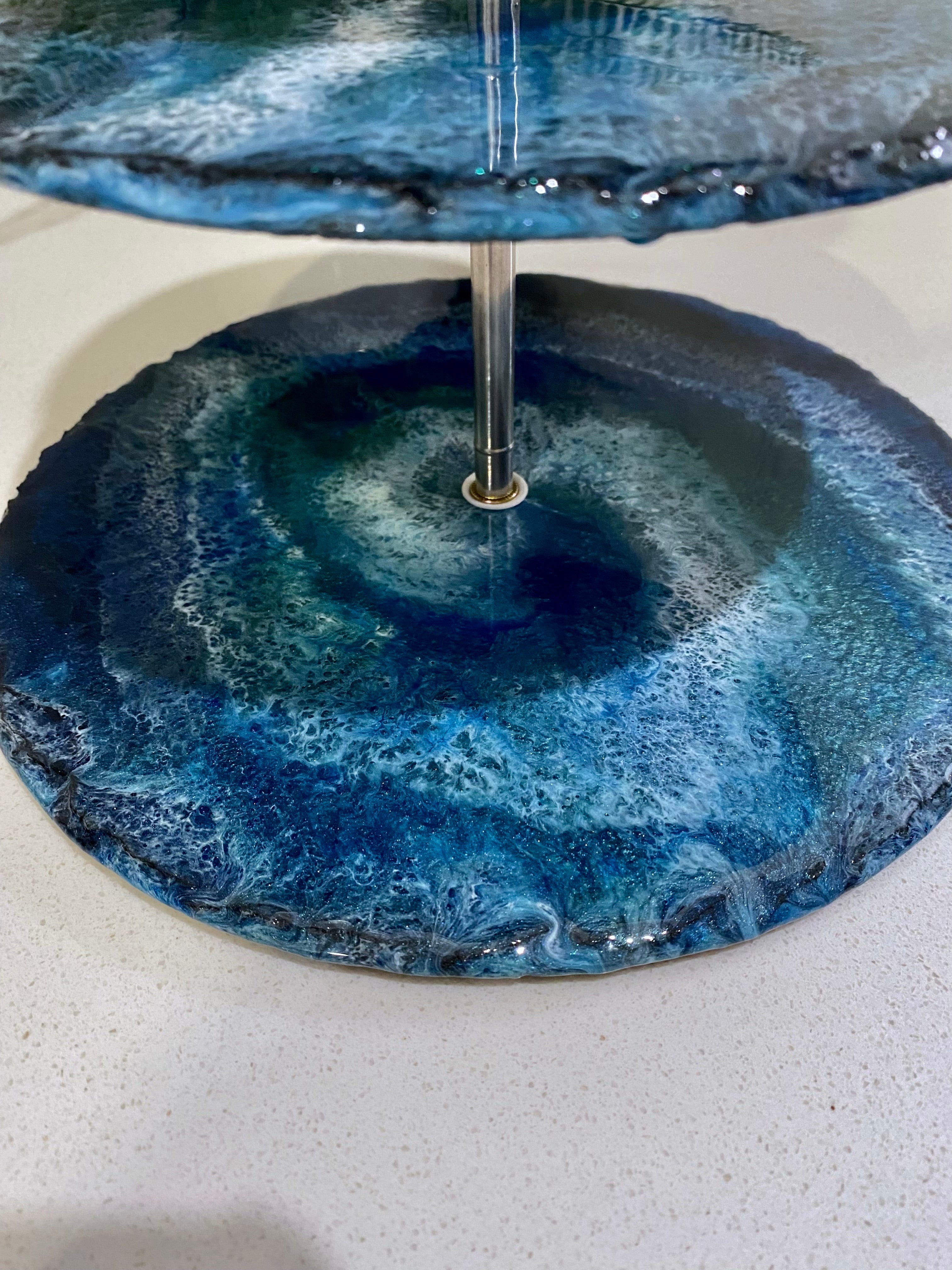 Slate Tiered Serving Platter 