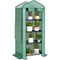 Mini Greenhouse with Screen Roof, Portable Small Greenhouse with Roll-Up Zipper Door, 27.6