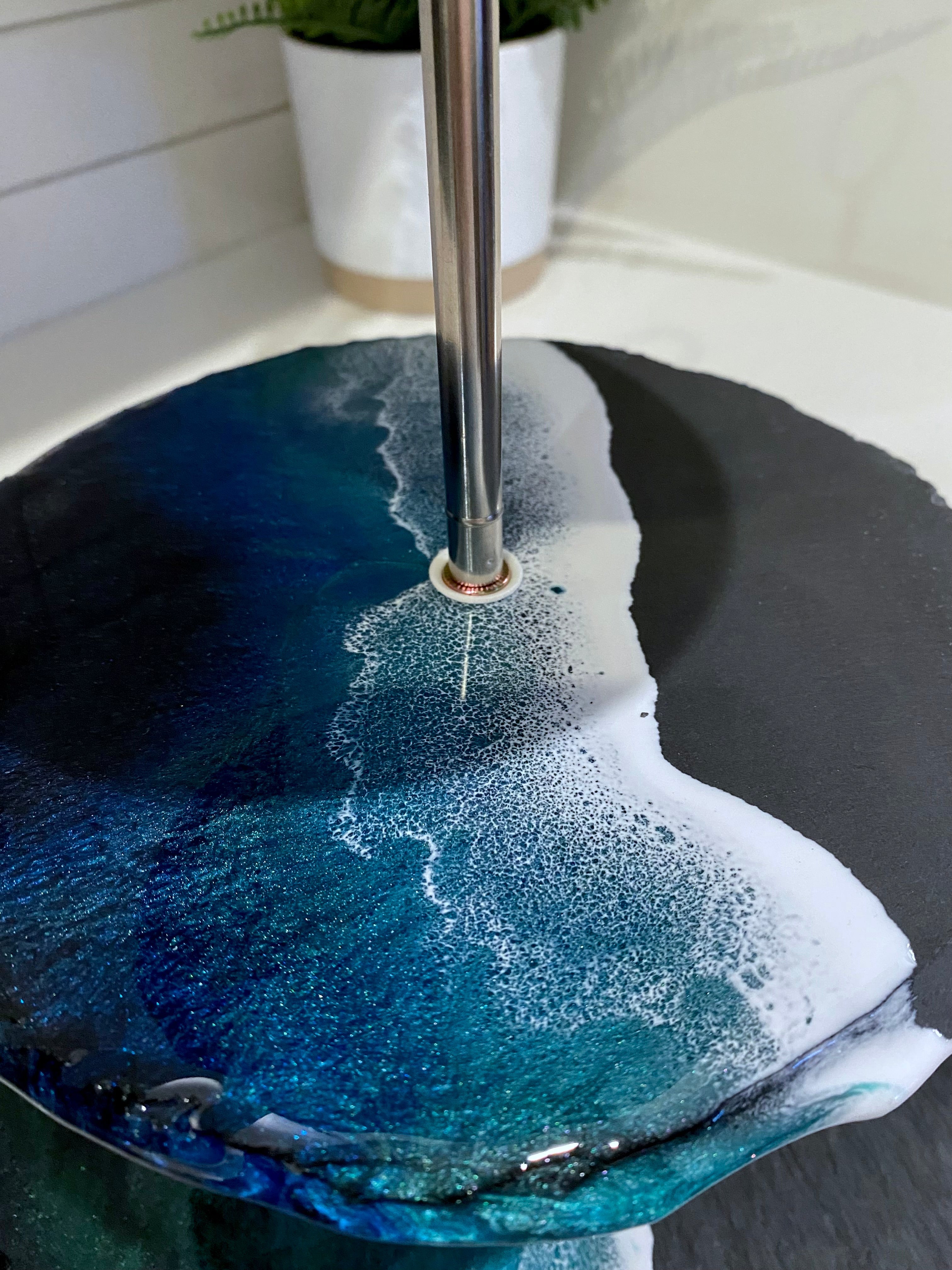 Slate Tiered Serving Platter 