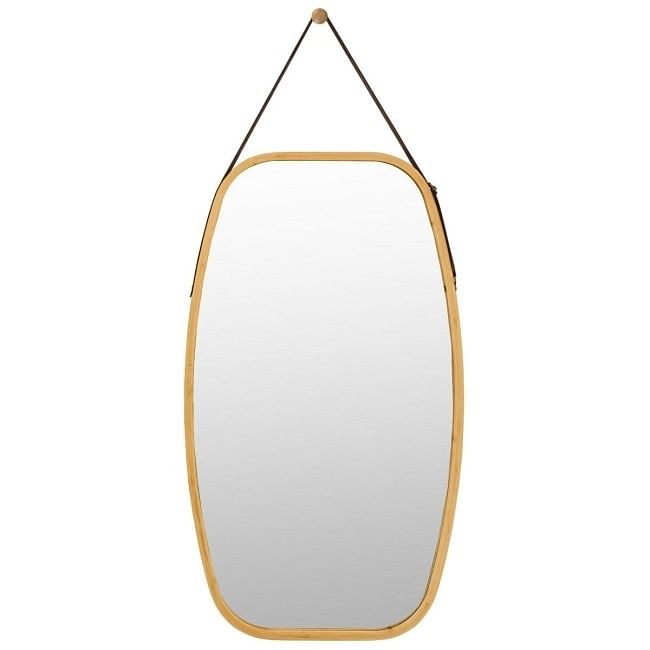 30.5 Inch Bamboo Wall Mounted Bathroom Mirror - Free Shipping