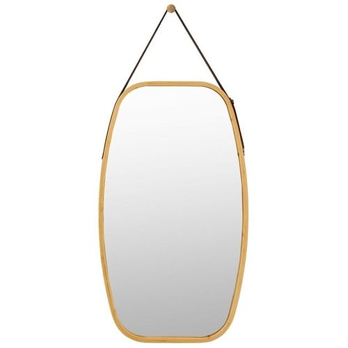 30.5 Inch Bamboo Wall Mounted Bathroom Mirror - Free Shipping 