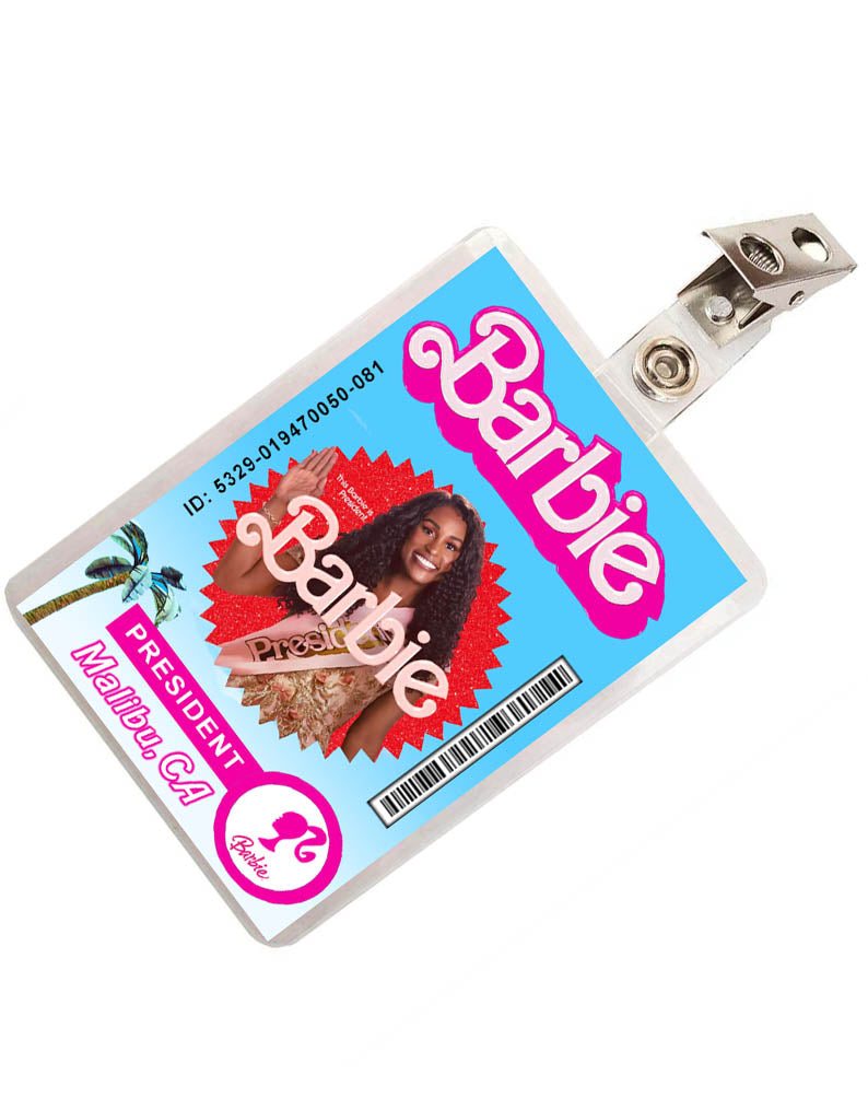 Barbie Movie ID Badge - President 