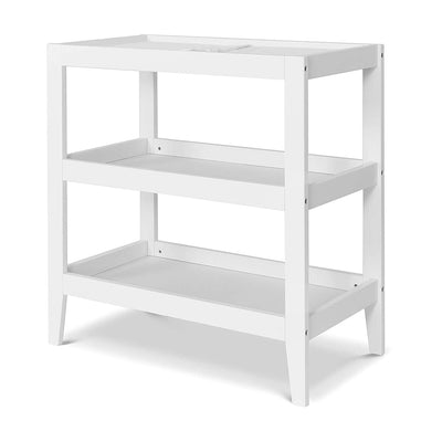 Modern White Baby Changing Table w/ 1-inch Waterproof Changing Pad - Free Shipping 