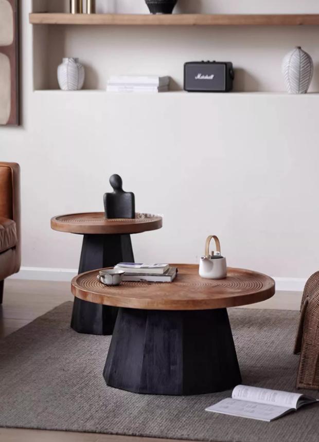Old Pine Side Table 