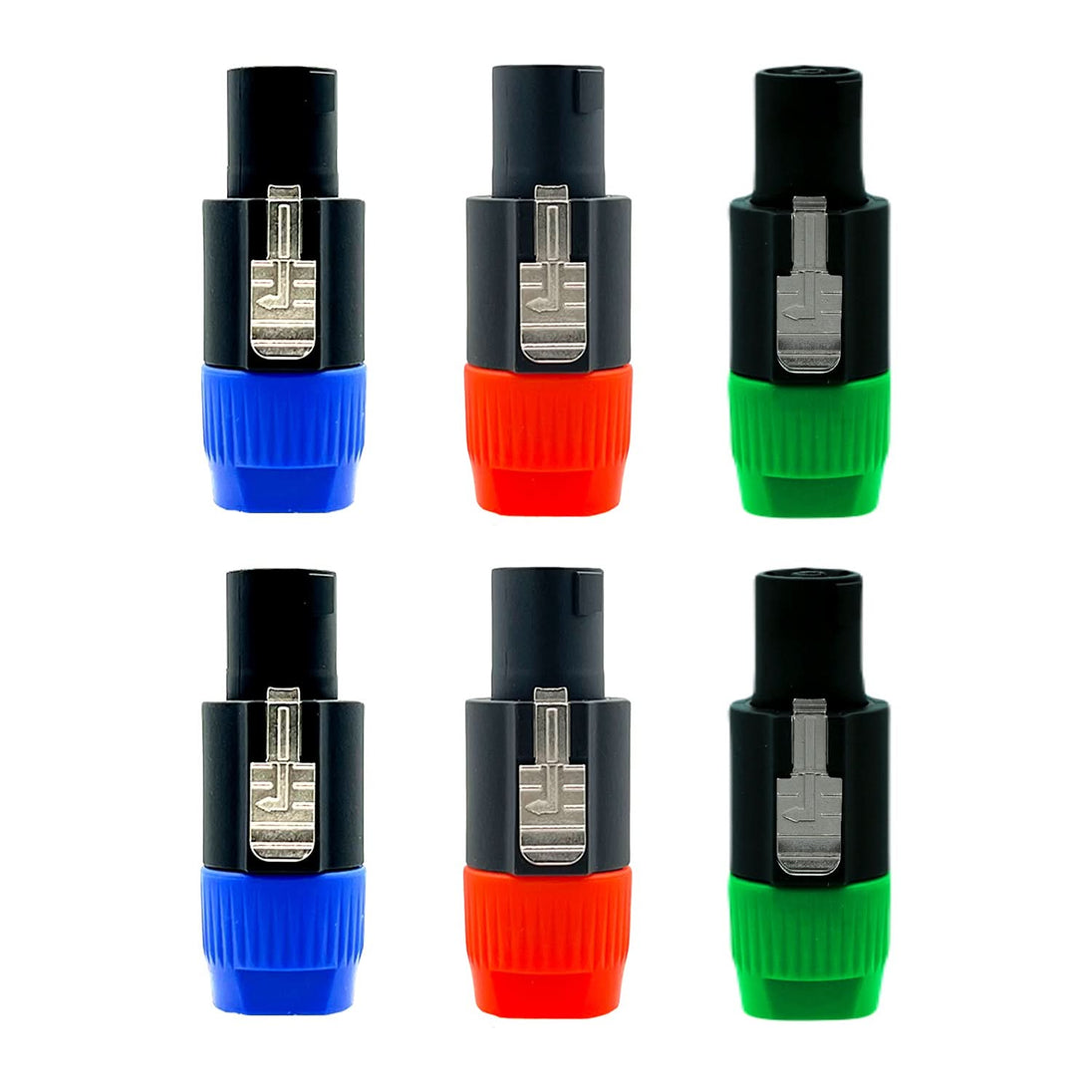 5 Core Speakon Adapter 6 Pack High Quality Audio Jack Male Audio Pin Speaker Adapter Connector BGO