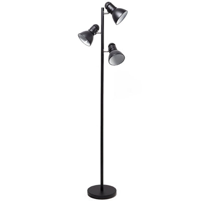 64-inch Black 3-Light Tree Lamp Spotlight Floor Lamp - Free Shipping 