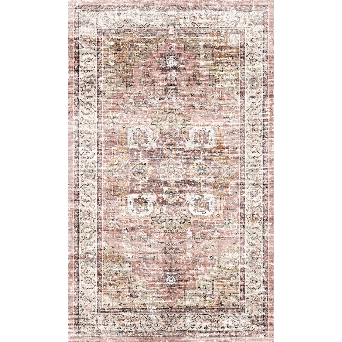 Frema Coral Orange Rug 