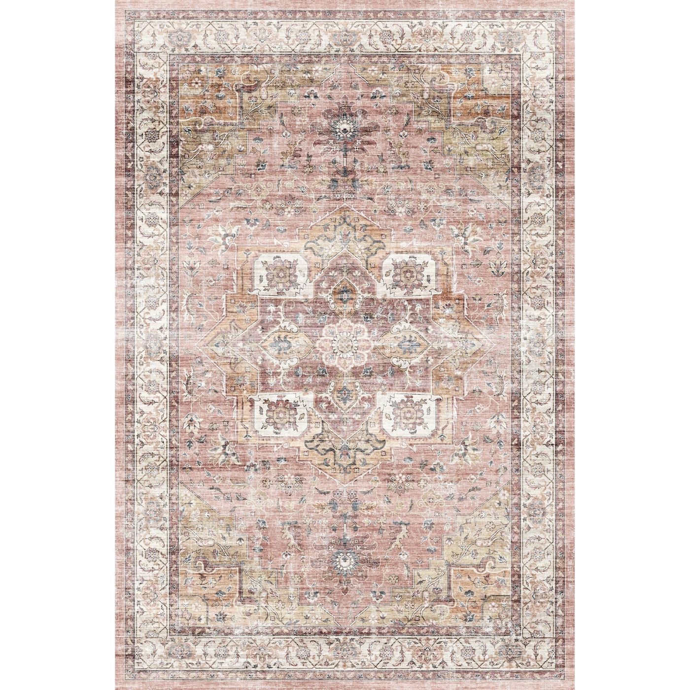 Frema Coral Orange Rug 