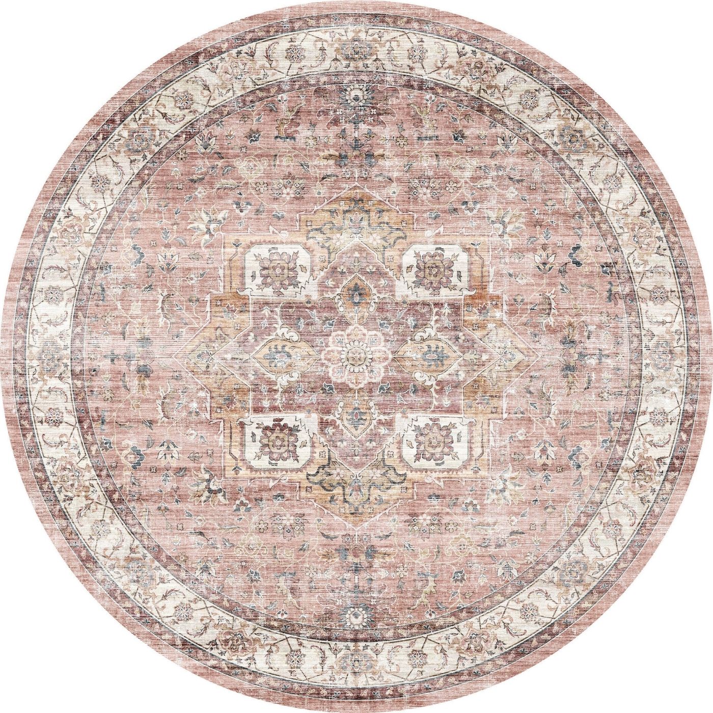 Frema Coral Orange Rug 