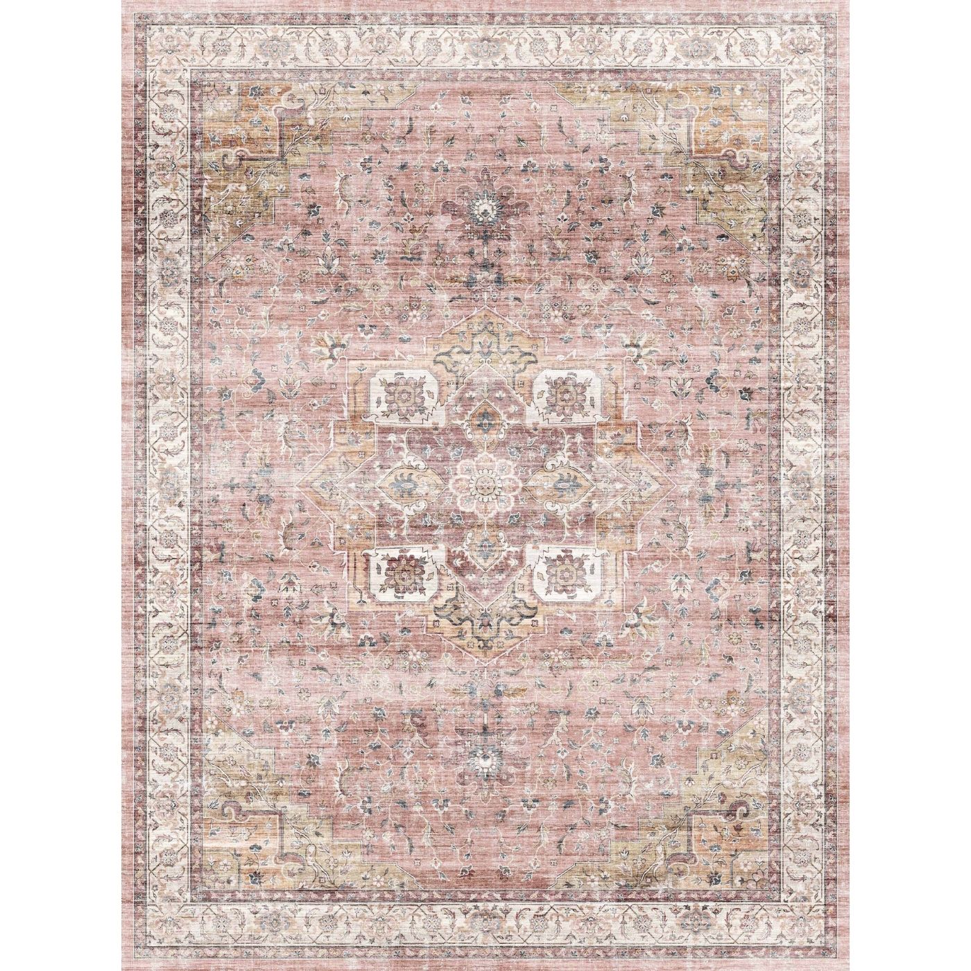 Frema Coral Orange Rug 