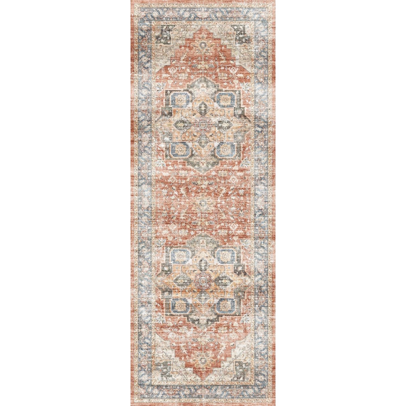 Rivka Terracota Ocean Rug 
