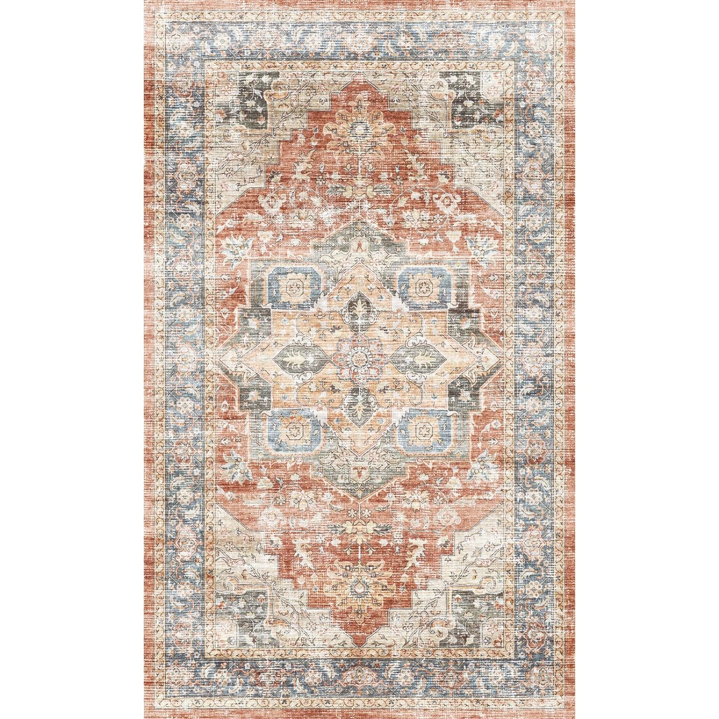 Rivka Terracota Ocean Rug 