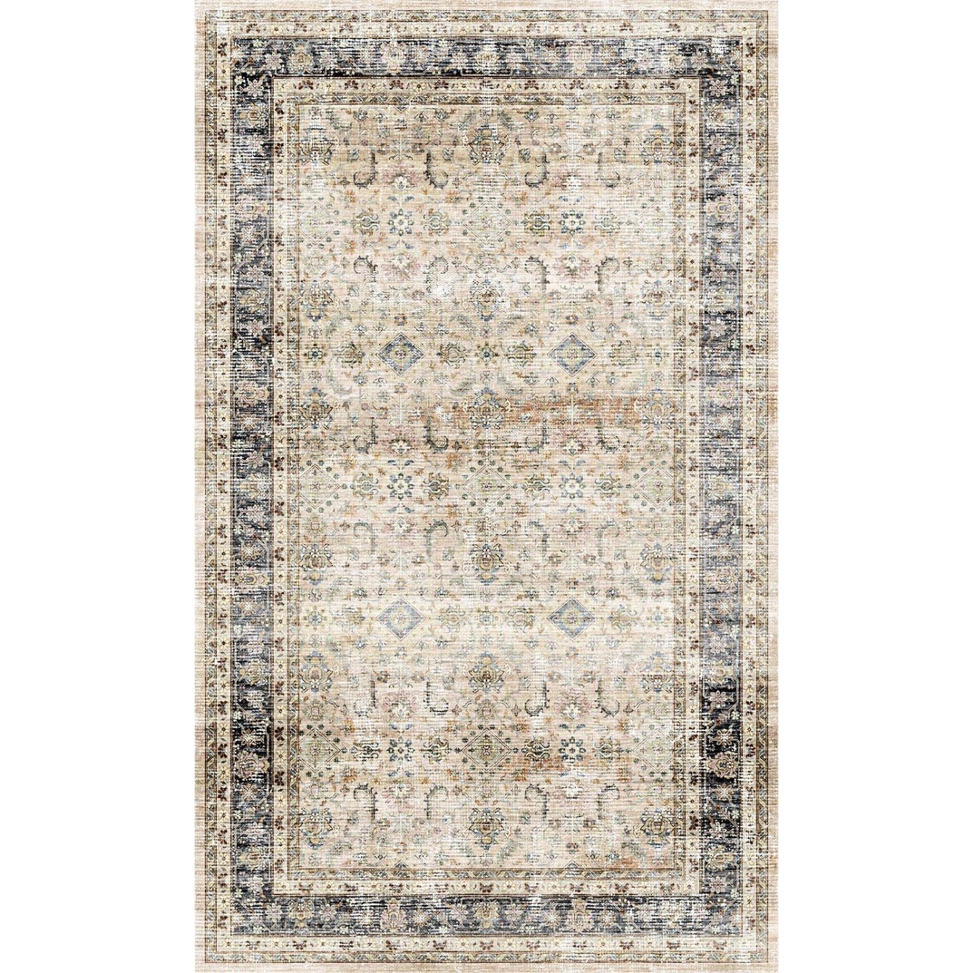 Miriam Yellow Beige Rug 